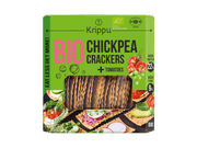 Glutenfreie Bio-Cracker mit Kichererbsen und Tomaten, 80 g, Krippu