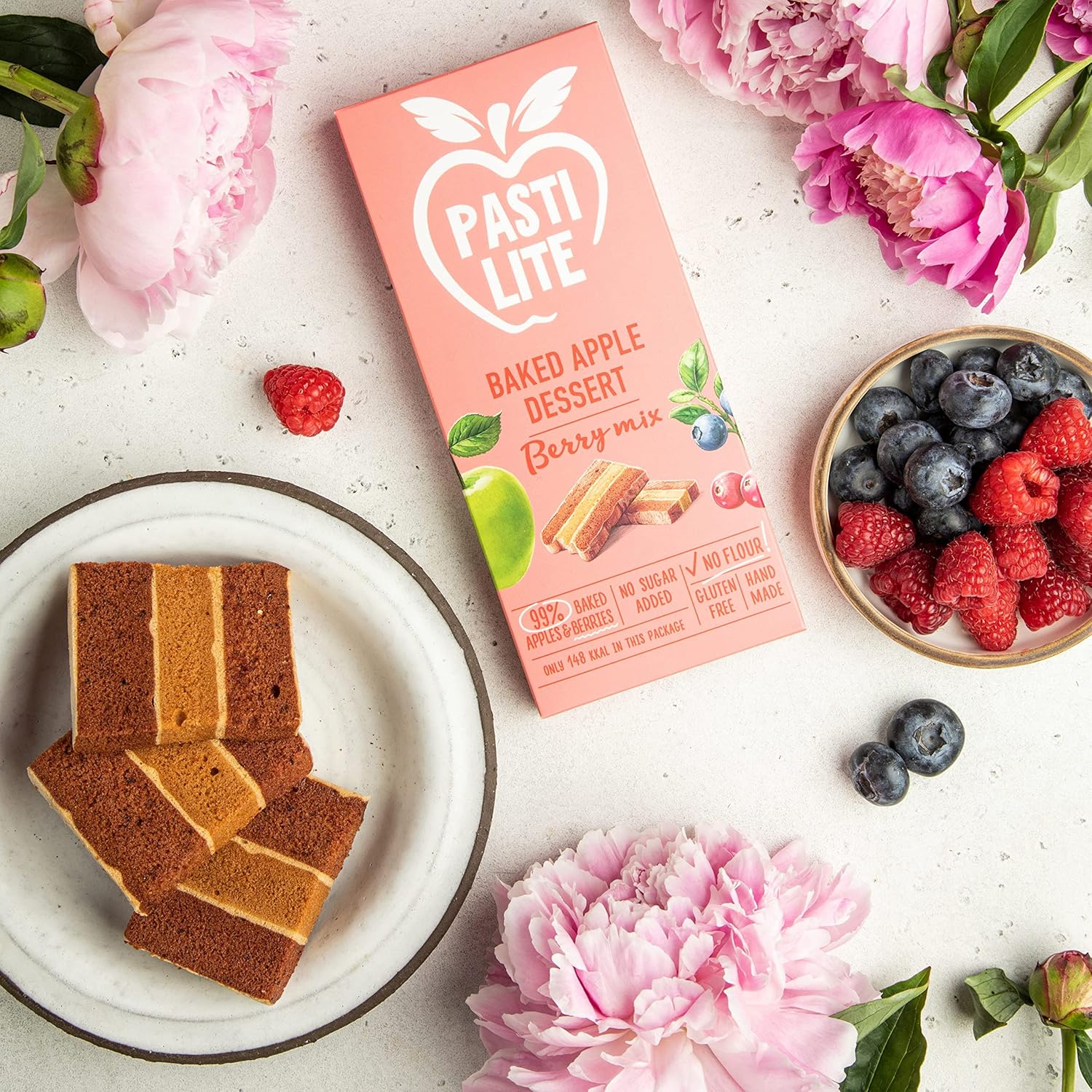 Pasti Lite Berry Mix Gebackenes Apfeldessert 50 g