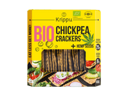 Glutenfreie Bio-Cracker mit Nüssen und Hanfsamen, 80 g, Krippu
